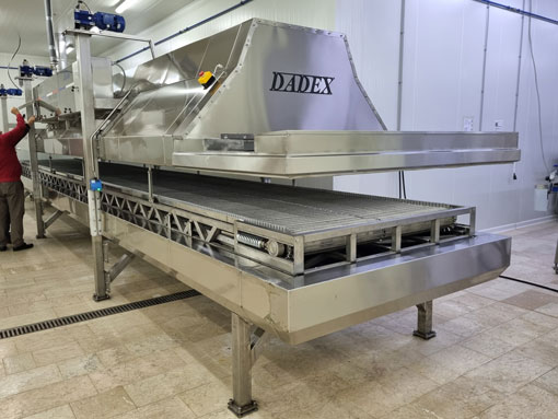 Sistem congelator tunel DADEX deschis